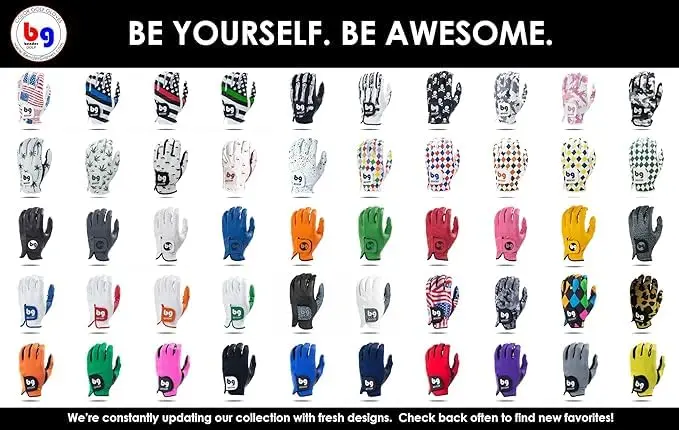 BG Men's Golf Glove Durable Mesh Material | Unique Color & USGA Compliant (70-120 chars) - view 3