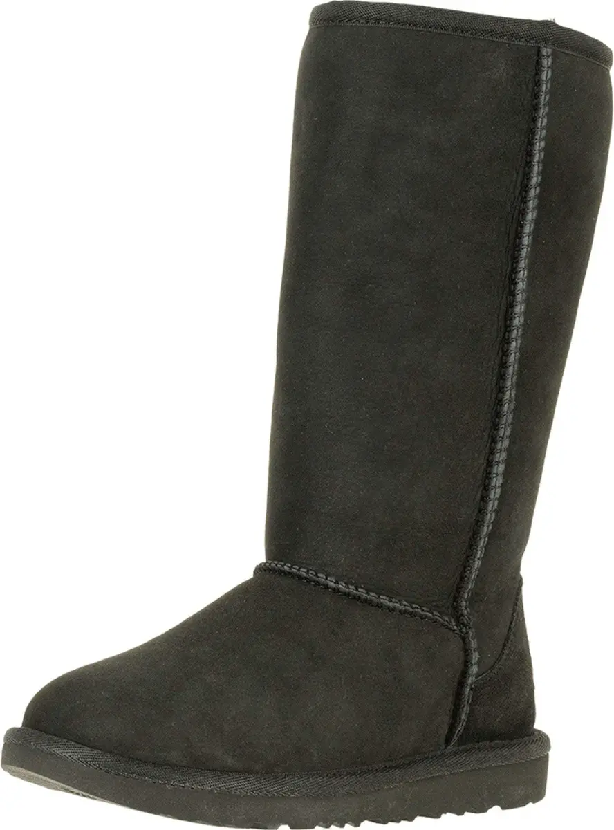 UGG Unisex-Child Classic Tall II Boot Black 11.25 inch Shaft (Little Kid Size 3) - main product image
