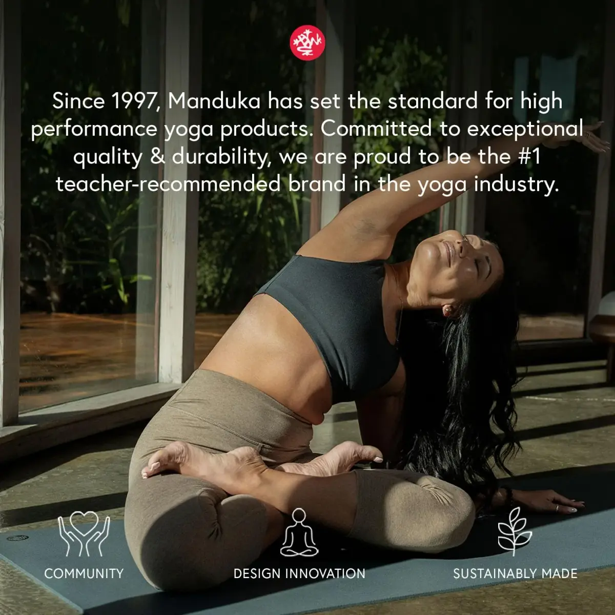 Manduka X Yoga Mat 71 x 24 inches (180 x 61 cm) | 5mm Thick Fitness Mat for Yoga, Pilates, Outdoors - view 6