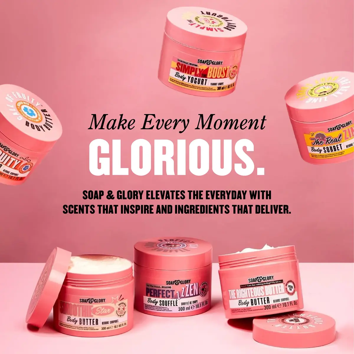 Soap & Glory The Righteous Body Butter 300ml (10.1 Fl Oz) | Clinically Proven 72-Hour Hydration - view 9