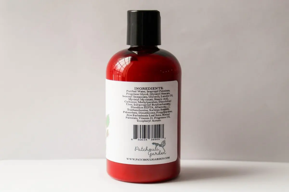 Patchouli Garden Nag Champa Lotion 8 Fl Oz | Rich Shea & Aloe Base, Unisex Moisturizer - view 3