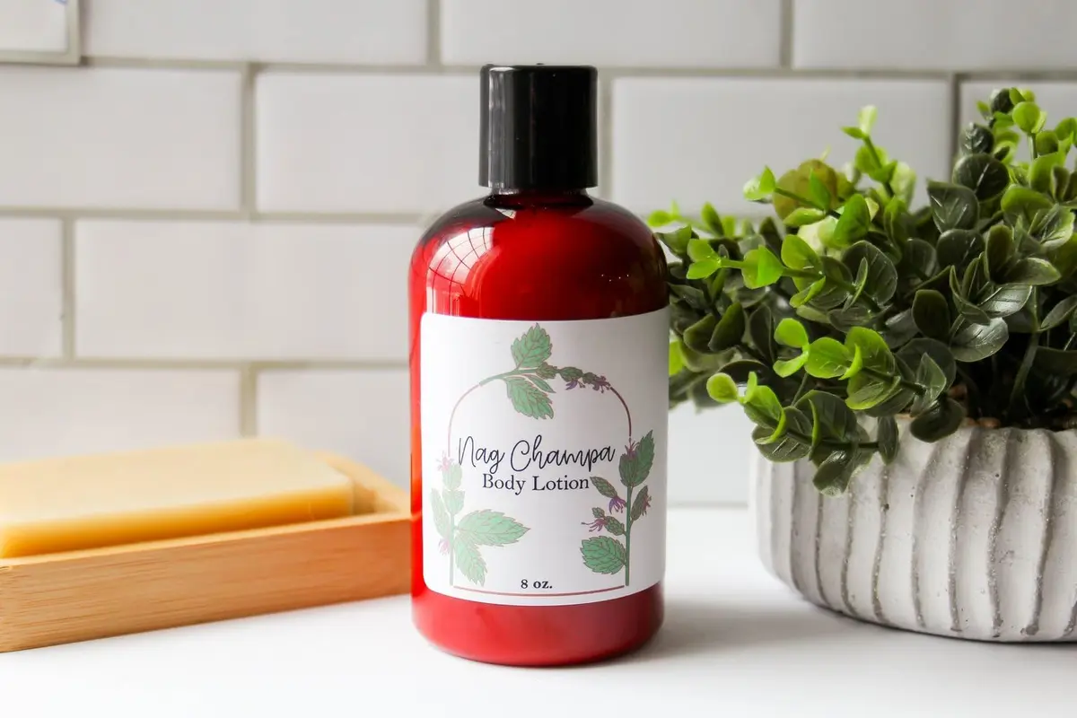 Patchouli Garden Nag Champa Lotion 8 Fl Oz | Rich Shea & Aloe Base, Unisex Moisturizer - view 4