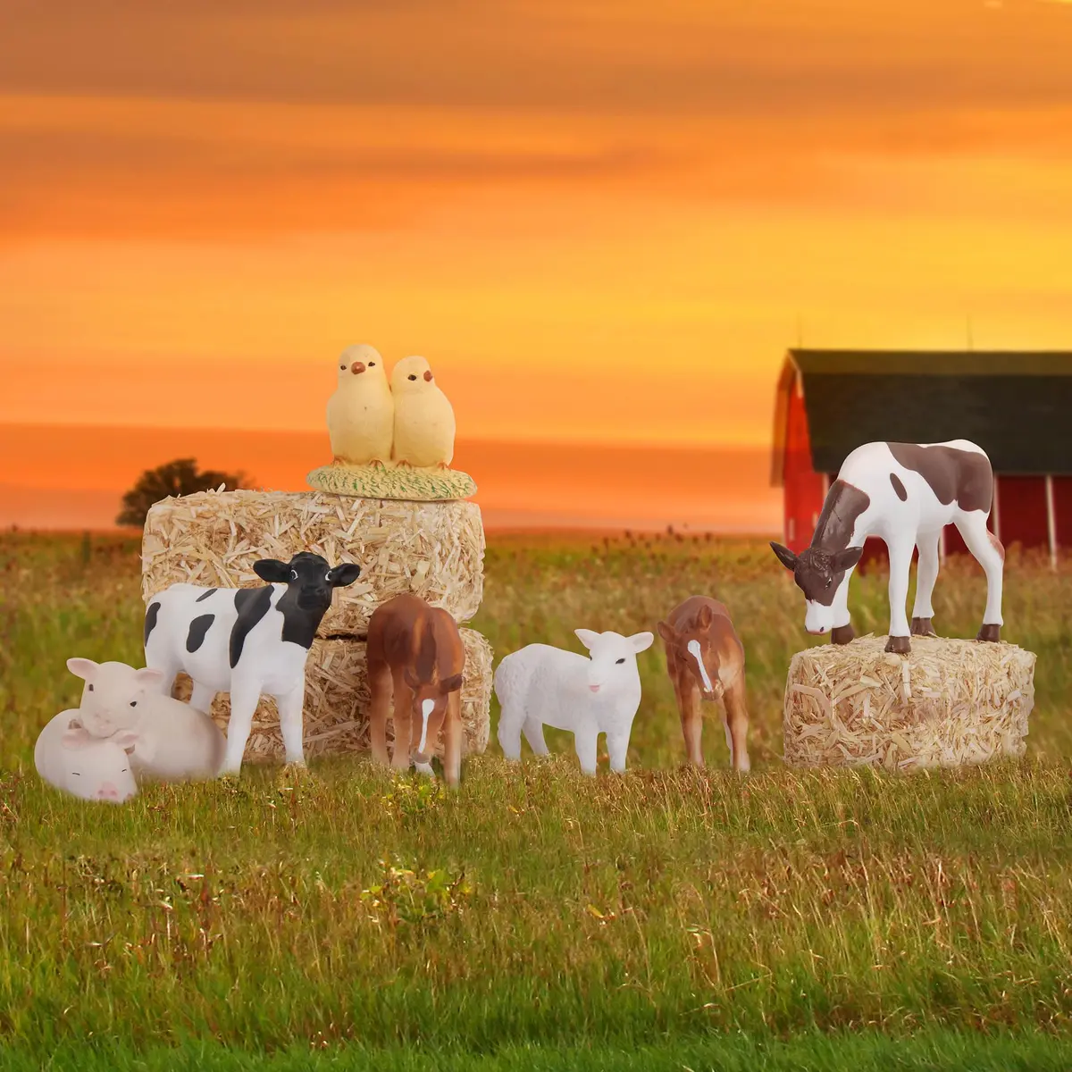Terra by Battat Quarter Horse Family Toy Set | 4 Realistic Miniature Figures for Kids 3+ - view 5