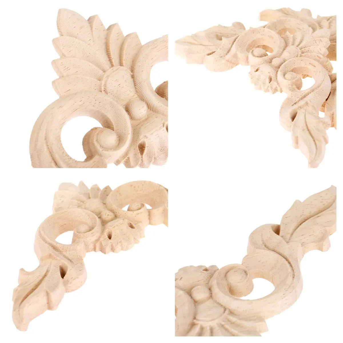 MUXSAM Wooden Appliques 15x15cm | Elegant European Style Decor for Home - view 3