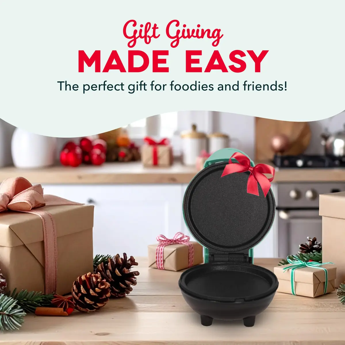 Dash Mini Maker Griddle 4 Inch Red | Compact Electric Pancake Maker for Quick Breakfasts - view 6
