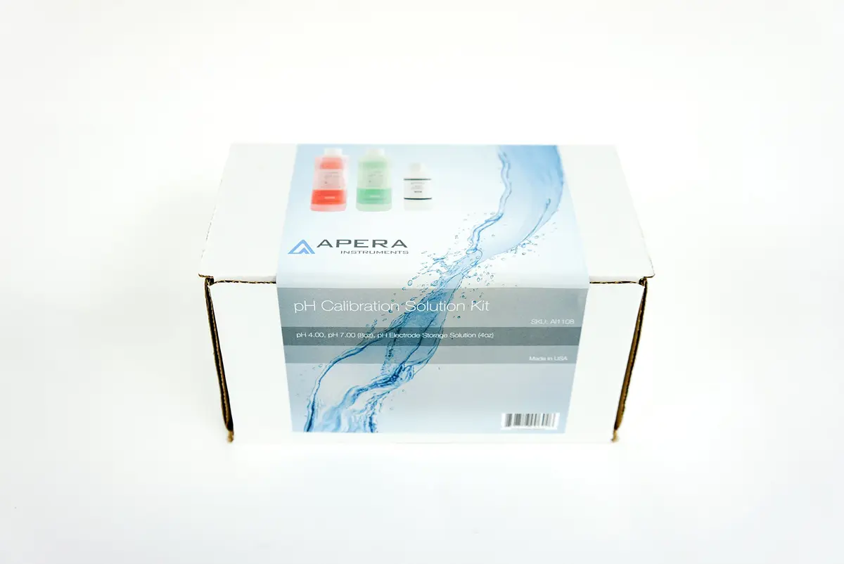 Apera Instruments AI1108 pH Calibration Buffer Solution Kit 4.00 & 7.00 pH, 8 oz Each | NIST Traceable Lab Grade - view 6