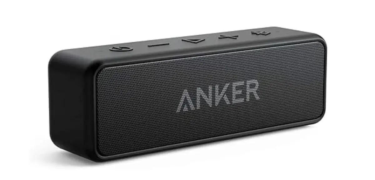 Anker Soundcore 2 Portable Bluetooth Speaker 12W Stereo Sound IPX7 Waterproof | Compact Design with 24-Hour Playtime - main product image