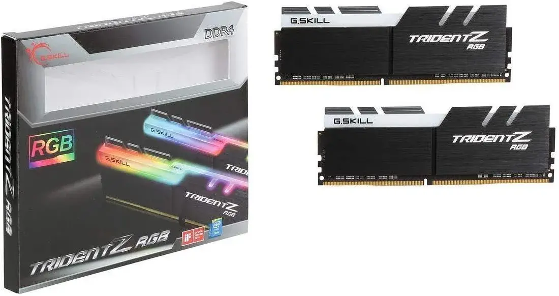 G.SKILL Trident Z RGB DDR4 RAM 16GB (2x8GB) 3200MT/s CL16-18-18-38 1.35V U-DIMM - view 5