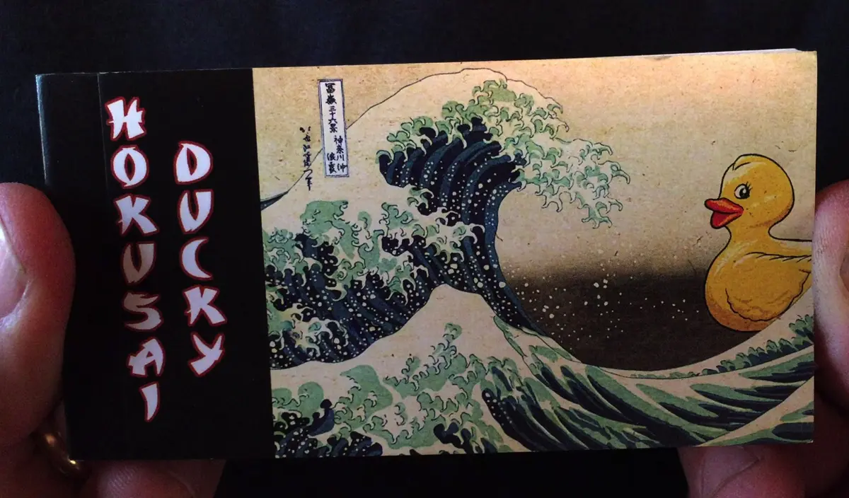Fliptomania Hokusai Ducky Flipbook for Kids Ages 6-12 | Animated Japanese Art - main product image