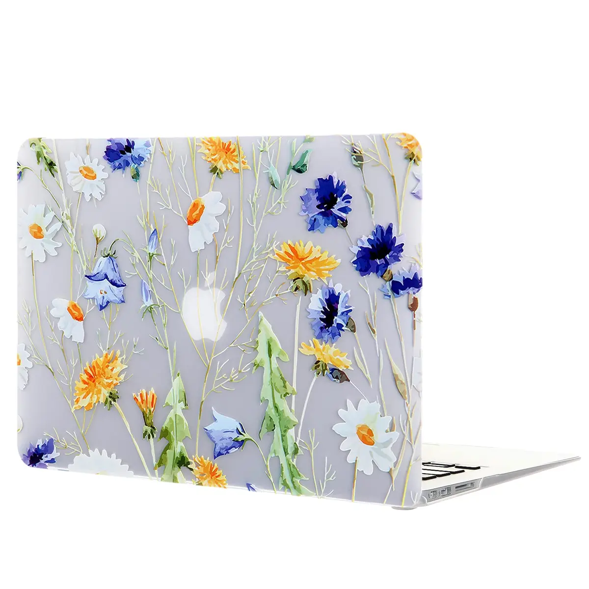 iDonzon Matte Clear Floral Hard Case for MacBook Air 13 inch (A1466/A1369) | 2010-2017 Release - view 5