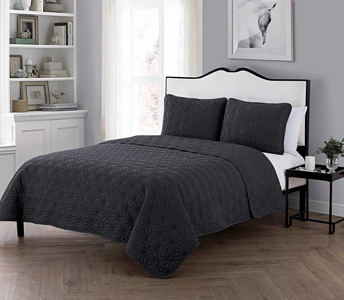 VCNY Home Kaleidoscope King Bedding Set | Geometric Microfiber Comfort (70-120 chars) - main product image