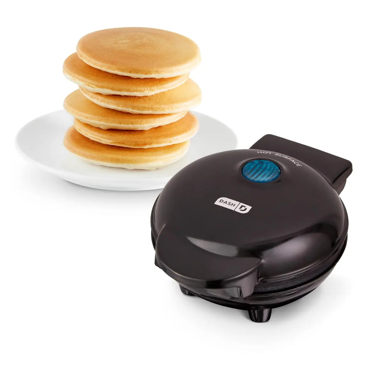 Dash Mini Maker Griddle, 4 Inch Nonstick Cooking Surface, Black - main product image