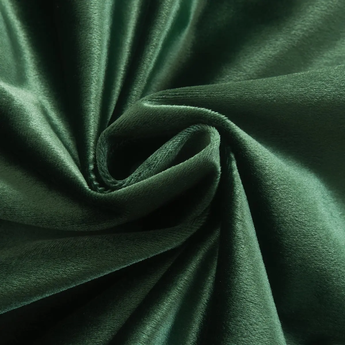 Cherry Home Velvet Curtains Set of 2 Dark-Green | Blackout Panels for Home Theater & Bedroom - view 6