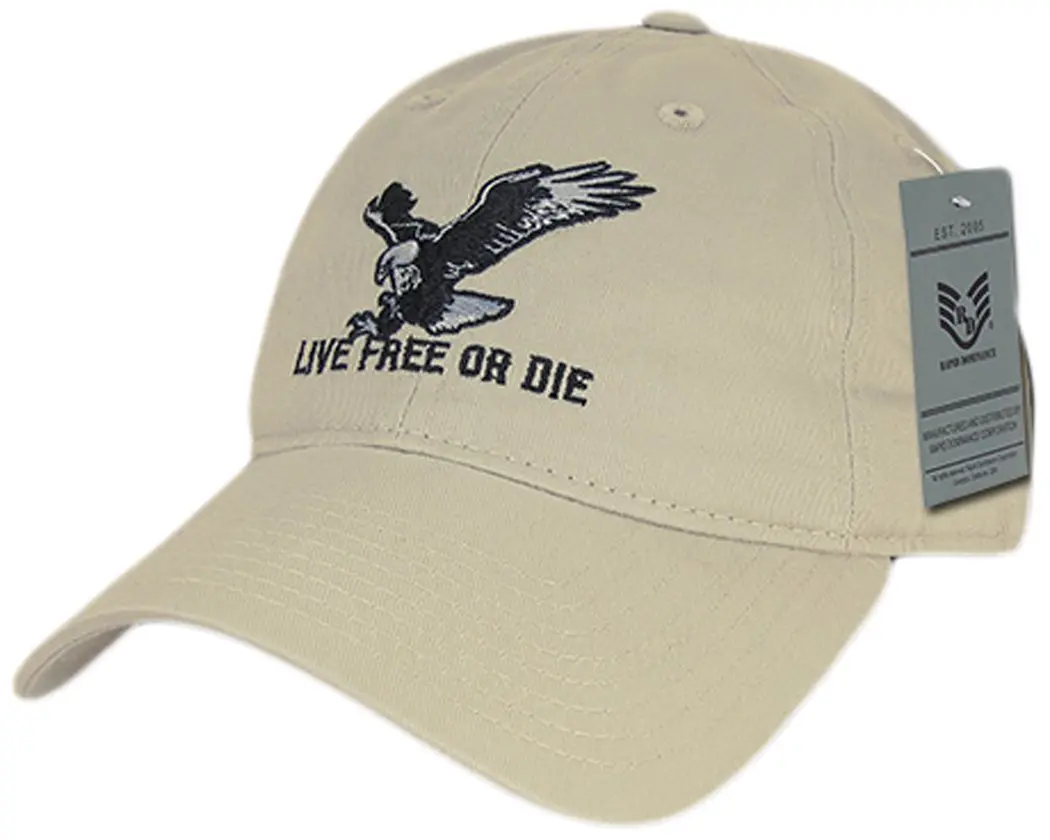 Rapid Dominance Relaxed Graphic Cap,Stone | Classic Dad Hat with Embroidered Logo (One Size) - main product image