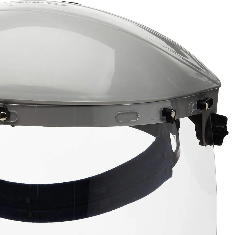 Sellstrom Advantage Series Face Shield - Lightweight, High Impact, Polycarbonate Clear Tint, Adjustable Ratchet Headgear, for Grinding & Cutting - view 3