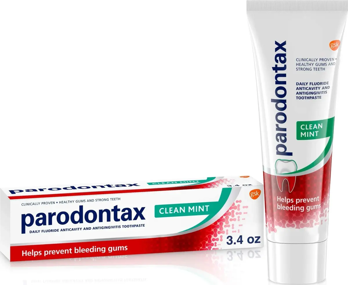 Parodontax Clean Mint Toothpaste for Bleeding Gums 100ml (3.4 Ounces) | Clinically Proven Gingivitis Treatment - main product image