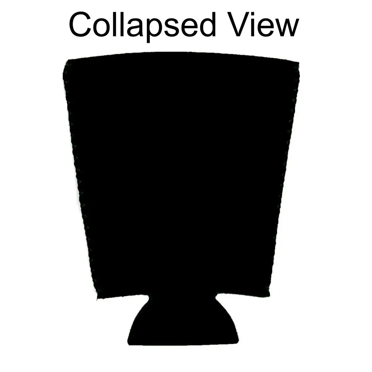 Coolie Junction Palm Tree Sunset Pint Glass Coolie (Black) | Collapsible neoprene drink insulator for 16 oz glasses - view 2