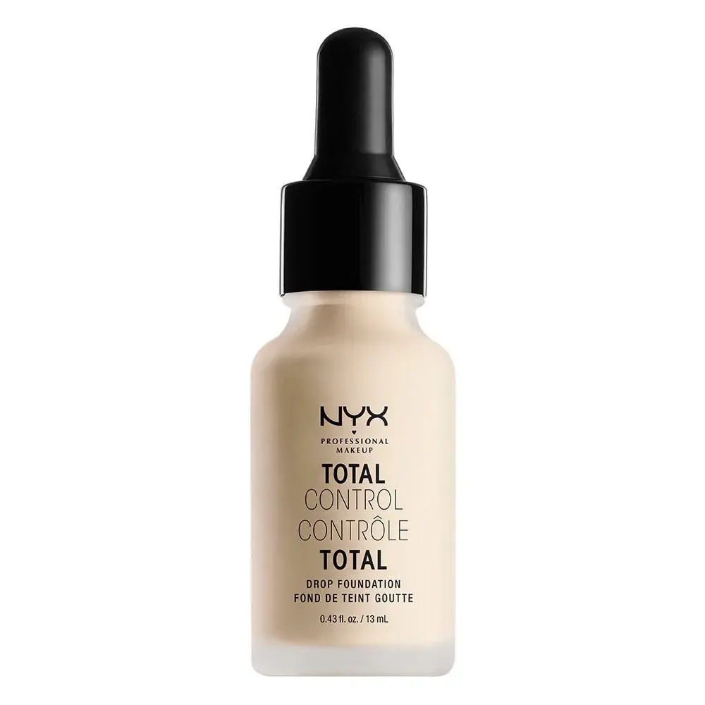 NYX PROFESSIONAL MAKEUP Total Control Drop Foundation Pale (12ml / 0.43 Fl Oz) | Customizable Matte Coverage - main product image
