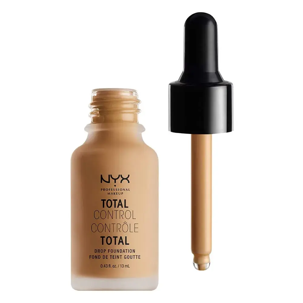 NYX PROFESSIONAL MAKEUP Total Control Drop Foundation - Buff Tan 0.43 Fl Oz (12.7 ml) | Matte Finish Foundation for Customizable Coverage - view 3