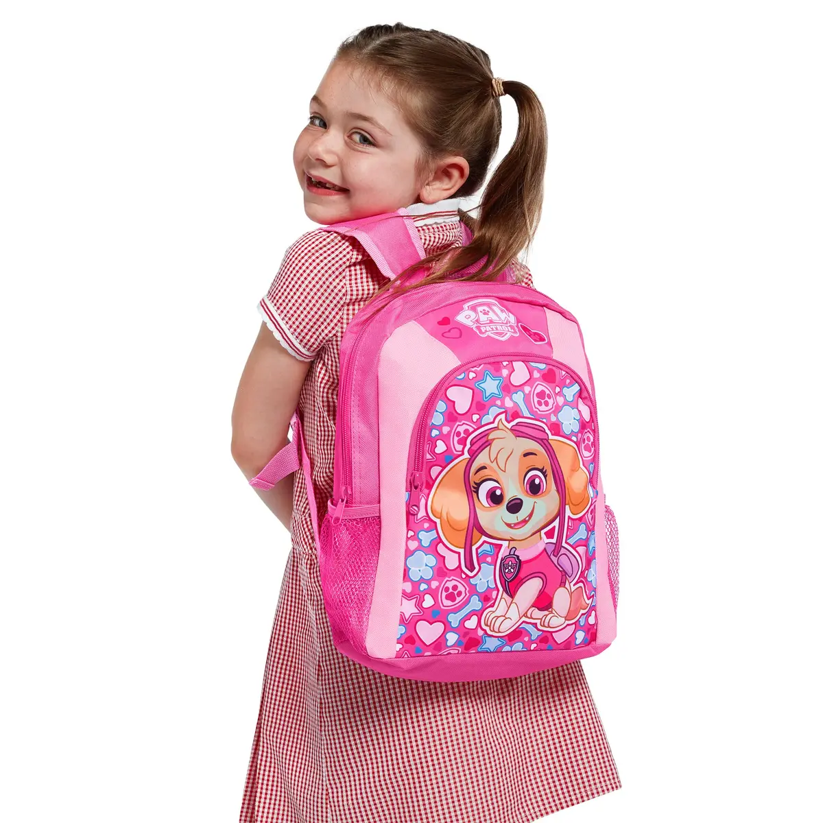Paw Patrol Skye Backpack for Girls | Kids School Bags | Vibrant Pink & Multicolor - view 2