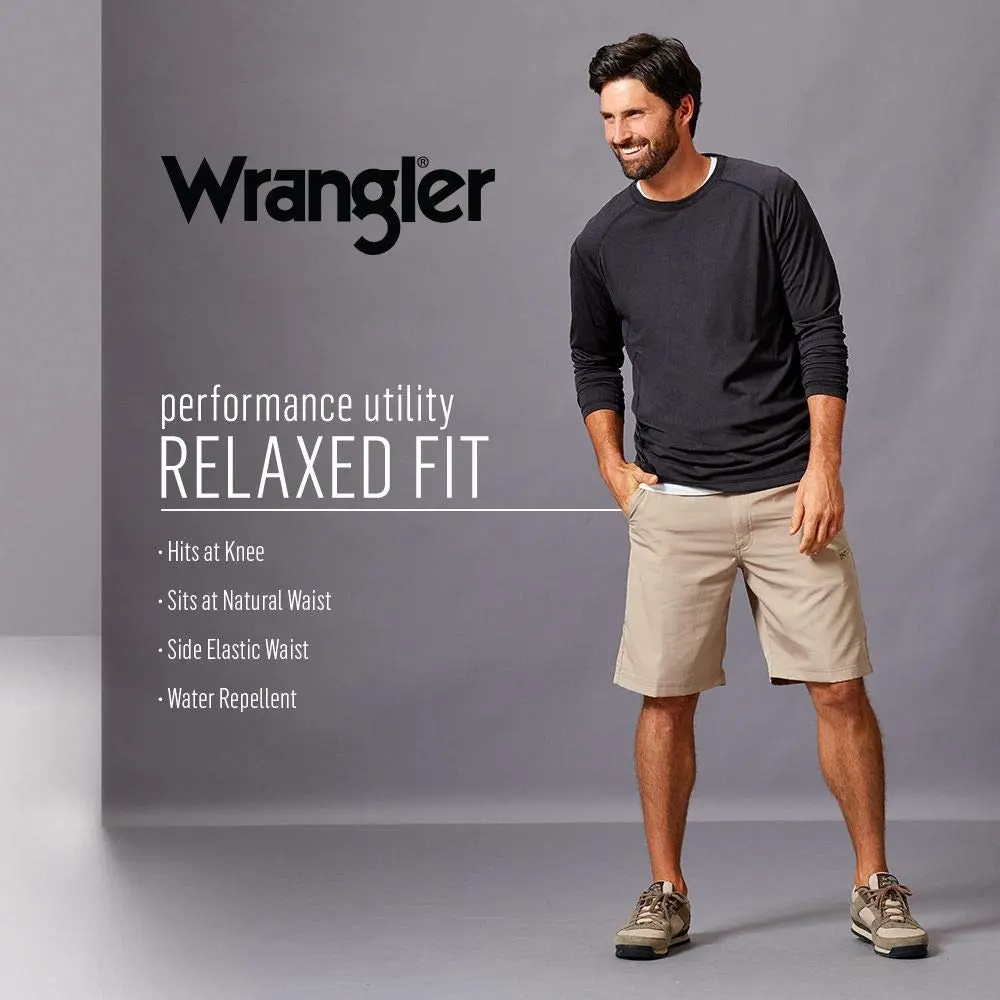 Wrangler Authentics Performance Side Elastic Utility Short, Carbonite, 40 | Water-Repellant, Relaxed Fit, 10" Inseam - view 7