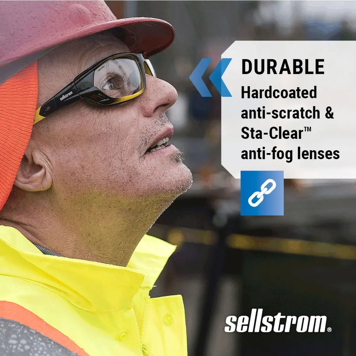 Sellstrom SRX Safety Glasses, Protective Eyewear, Anti Fog, Clear Lens | ANSI Z87.1-2015 Certified - view 2
