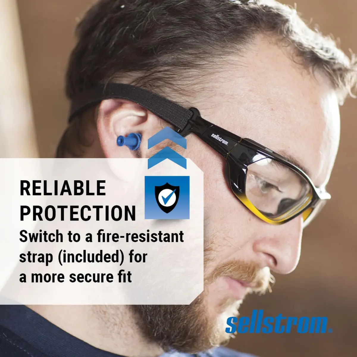 Sellstrom SRX Safety Glasses, Protective Eyewear, Anti Fog, Clear Lens | ANSI Z87.1-2015 Certified - view 3