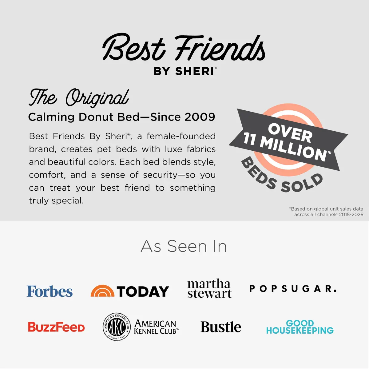 Best Friends by Sheri Original Calming Donut Dog Bed, Frost Gray, Small 23" | Orthopedic Support & Water-Resistant Base - view 8