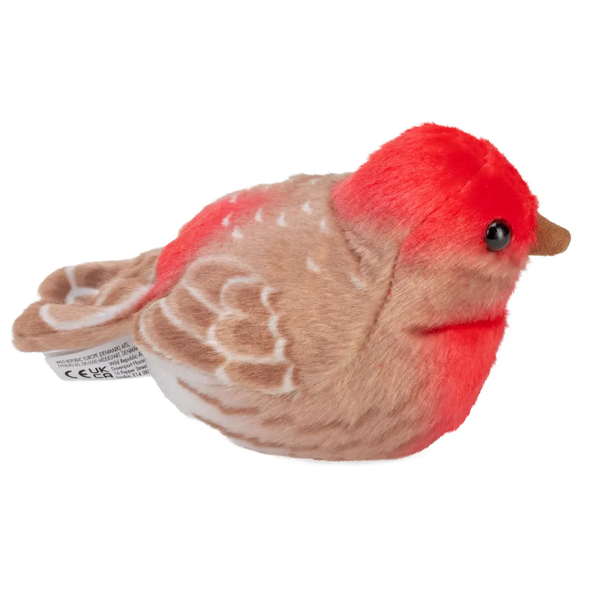 WILD REPUBLIC House Finch Plush Toy with Realistic Sound | 12.7 cm (5 in) - view 2