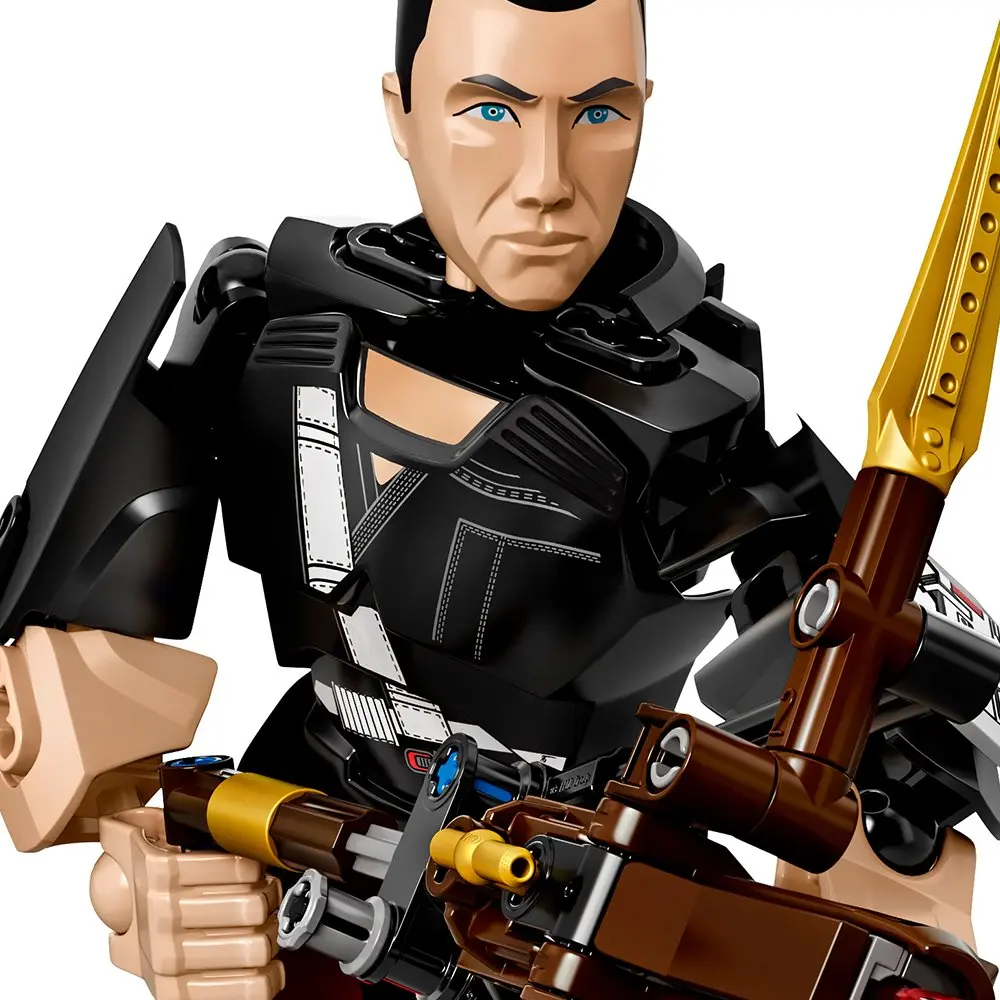 LEGO Star Wars Chirrut Îmwe 75524 Star Wars Toy | Highly Posable, Buildable Action Figure for Kids - view 5