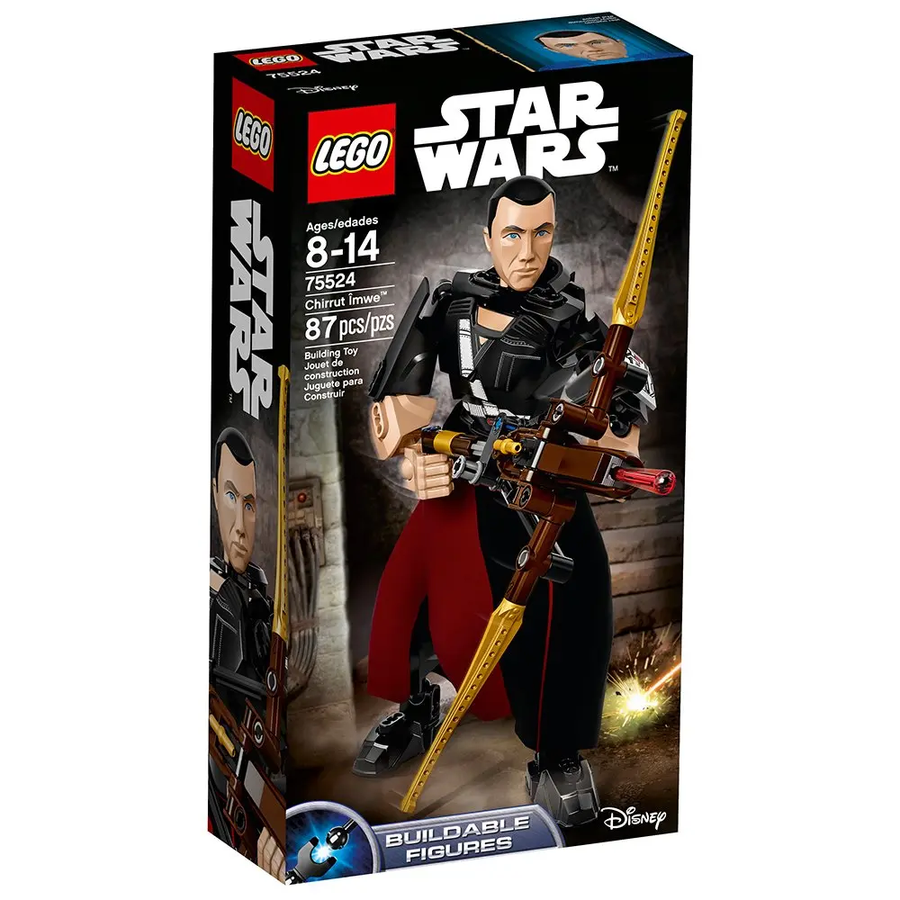LEGO Star Wars Chirrut Îmwe 75524 Star Wars Toy | Highly Posable, Buildable Action Figure for Kids - view 6