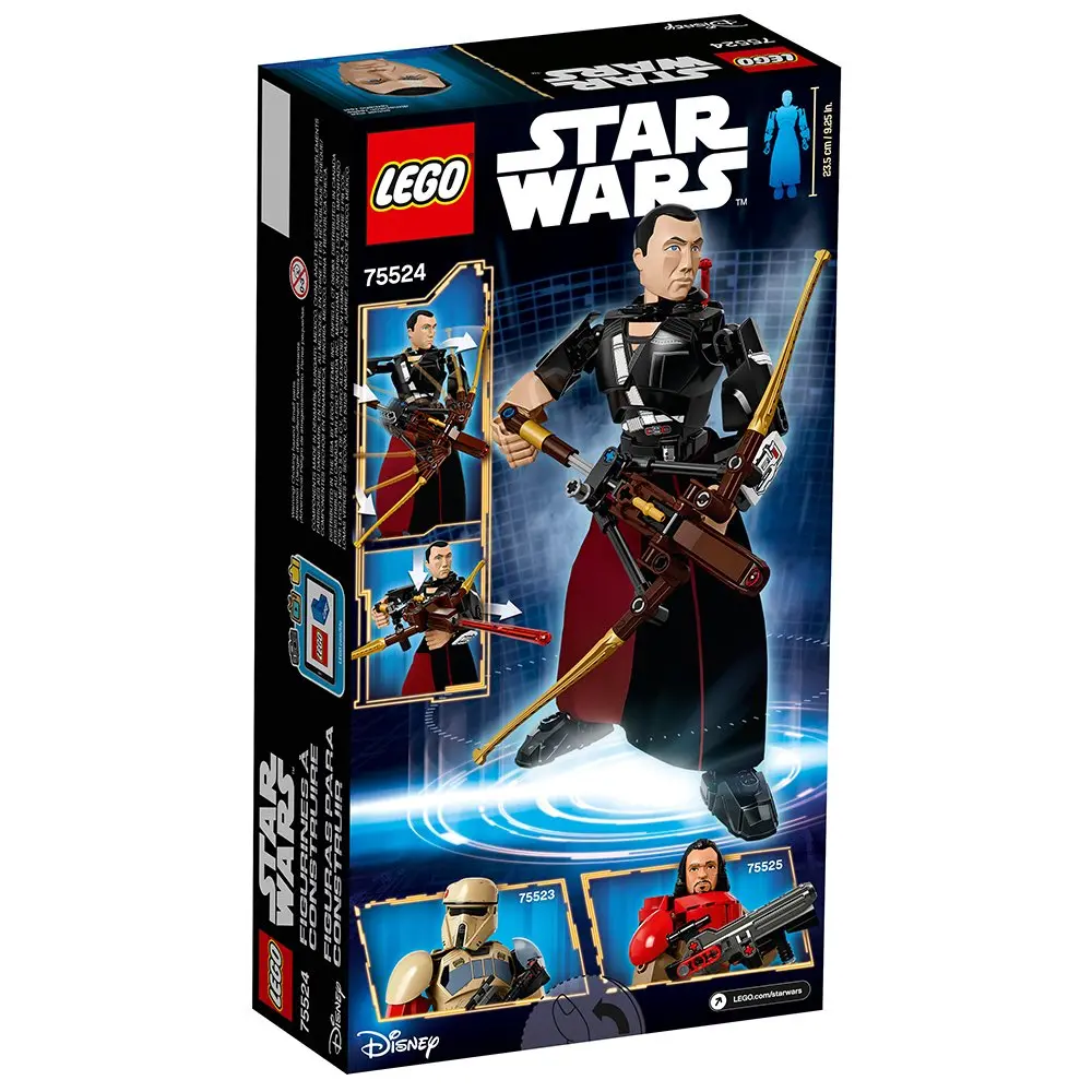 LEGO Star Wars Chirrut Îmwe 75524 Star Wars Toy | Highly Posable, Buildable Action Figure for Kids - view 7