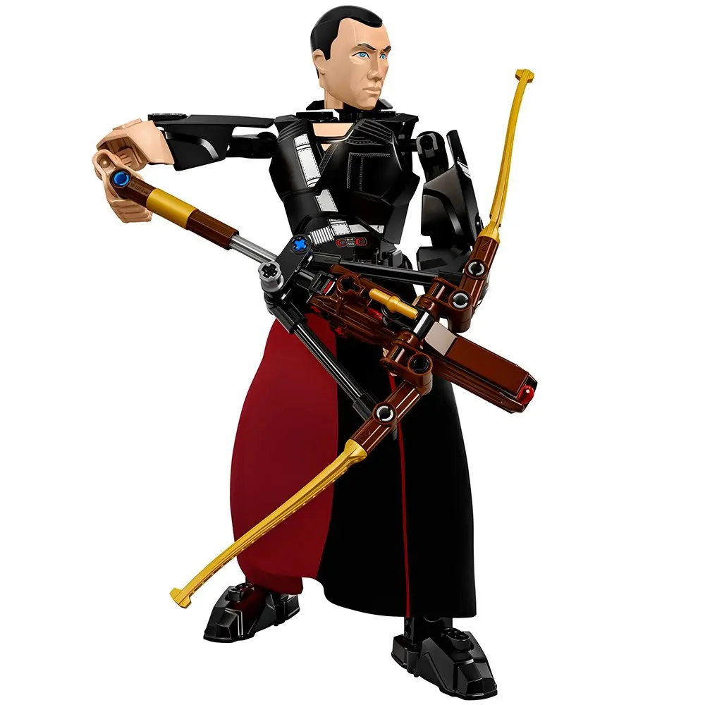 LEGO Star Wars Chirrut Îmwe 75524 Star Wars Toy | Highly Posable, Buildable Action Figure for Kids - view 4
