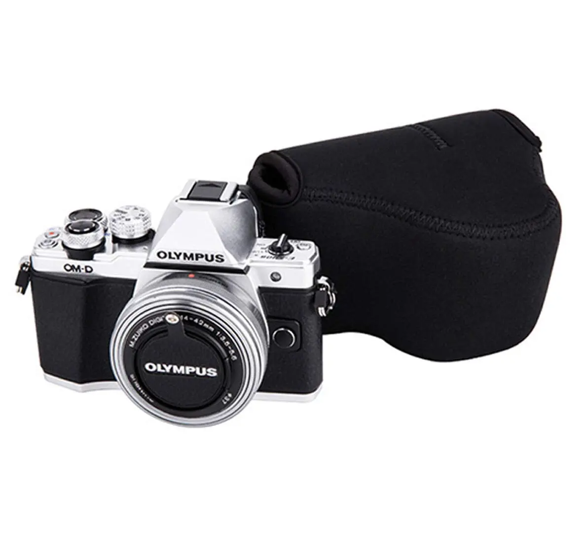 Fotasy Black Ultra Light Neoprene Camera Case Compatible with Fuji X100V & X-T30 Series | Compact & Water-Resistant - view 5