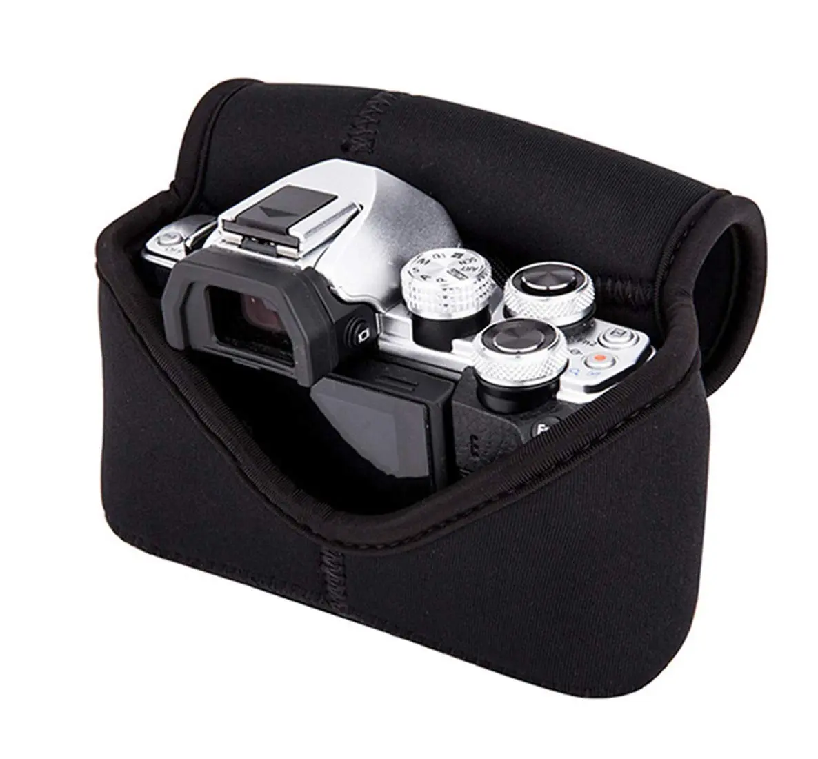 Fotasy Black Ultra Light Neoprene Camera Case Compatible with Fuji X100V & X-T30 Series | Compact & Water-Resistant - view 8