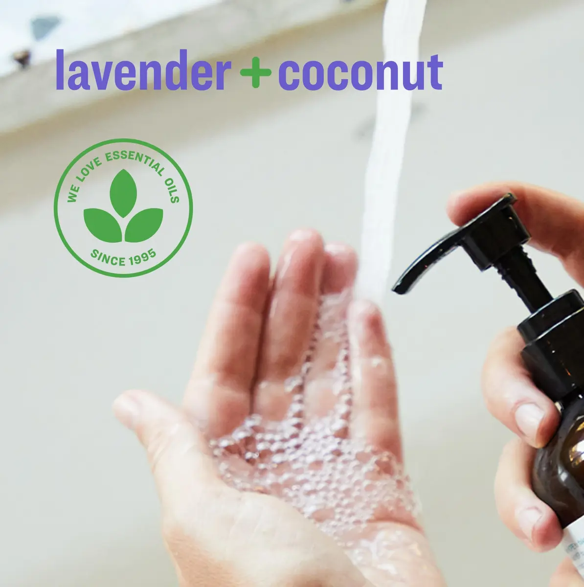 everyone for every body Liquid Hand Soap Lavender Coconut 12.75 oz | Hypoallergenic & Dermatologist-Tested - view 3