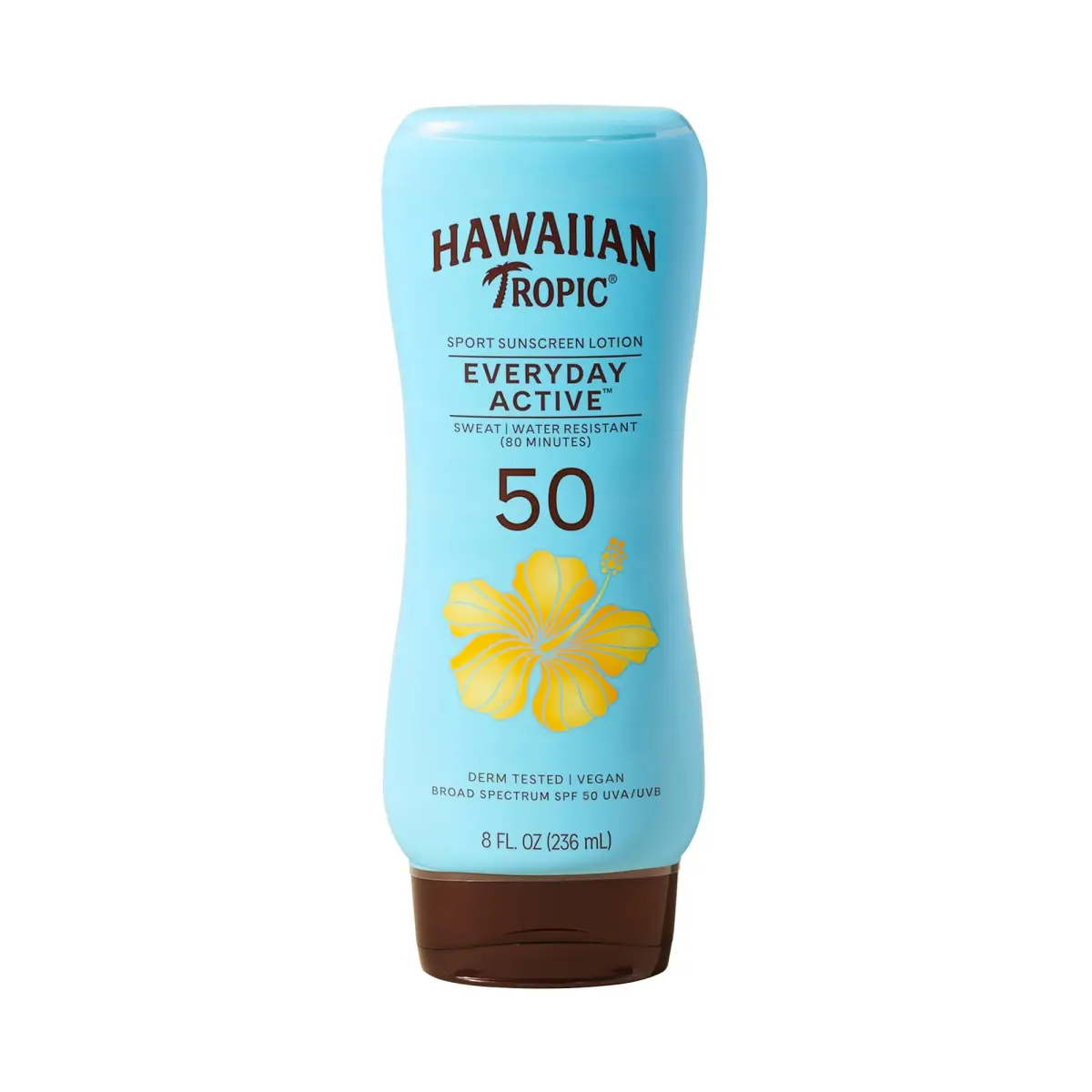 Hawaiian Tropic Everyday Active SPF 50 Sunscreen Lotion 236ml (8 Fl Oz) | Dermatologist Tested & Water Resistant - main product image