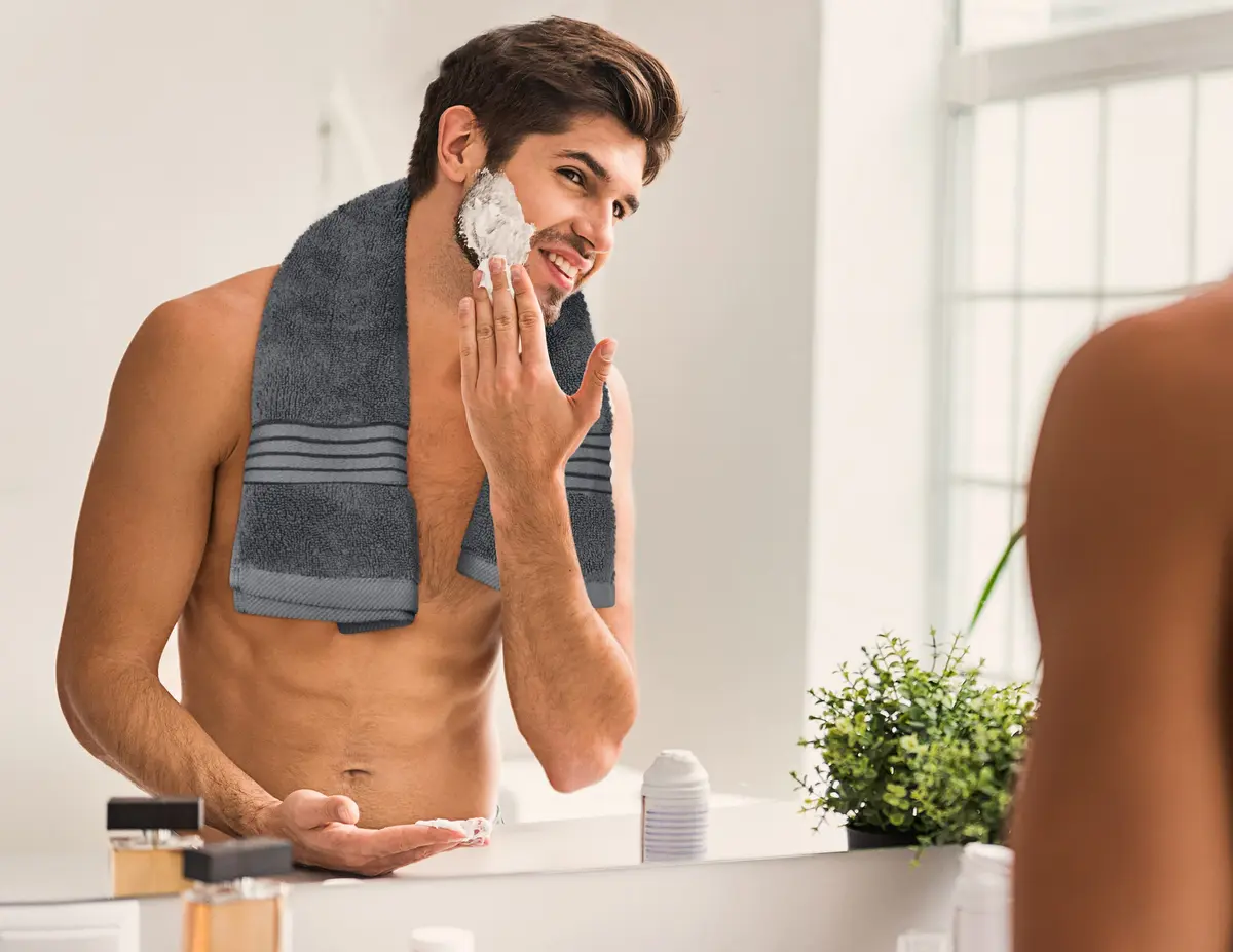 Utopia Towels 8 Piece Premium Towel Set, Grey | 2 Bath 2 Hand 4 Washcloths, 500 GSM, Super Soft & Absorbent - view 5