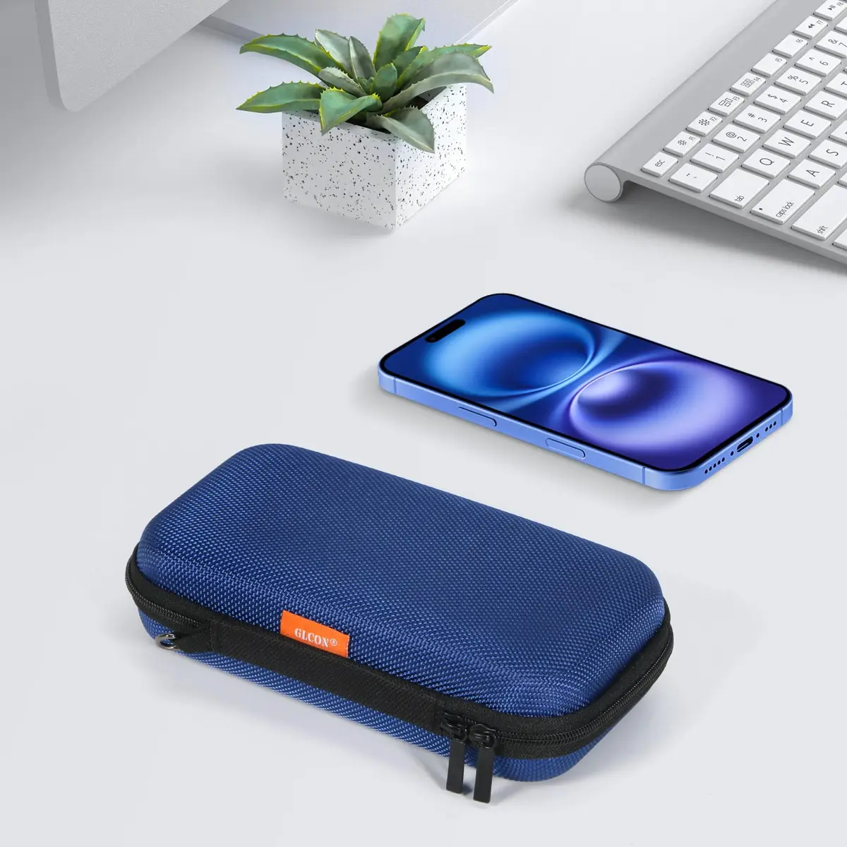 GLCON Small Carrying Bag for GPS Hard Drive | Portable EVA Protection Case with Mesh Pocket - view 8