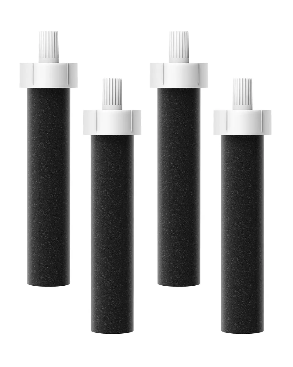 AQUA CREST Water Bottle Filter Replacement for Brita® BB06 | 4 Pack | Reduces Chlorine & Odor - main product image