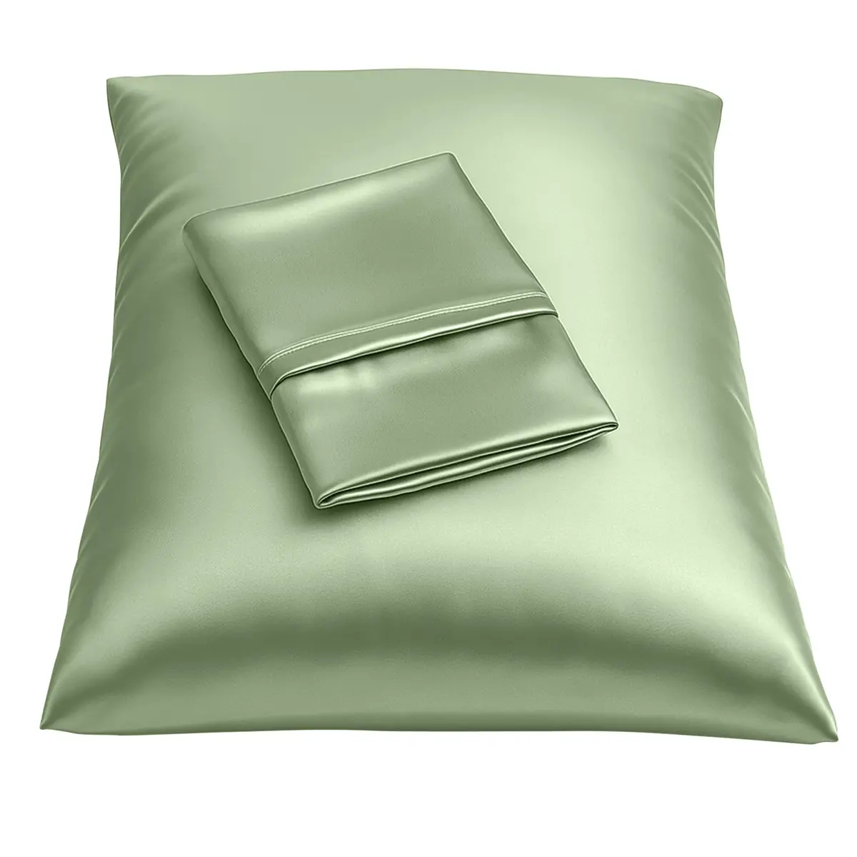 BLISSFORD Satin Pillowcase with Zipper, Like Silk, Queen Size 20 x 30 in | Cooling, Hair & Skin Friendly - main product image
