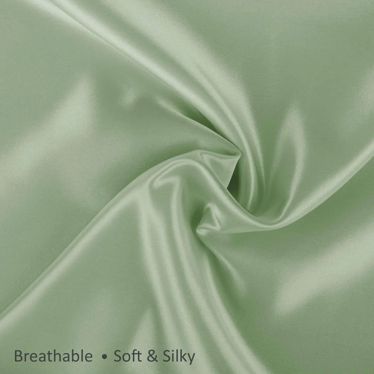BLISSFORD Satin Pillowcase with Zipper, Like Silk, Queen Size 20 x 30 in | Cooling, Hair & Skin Friendly - view 10