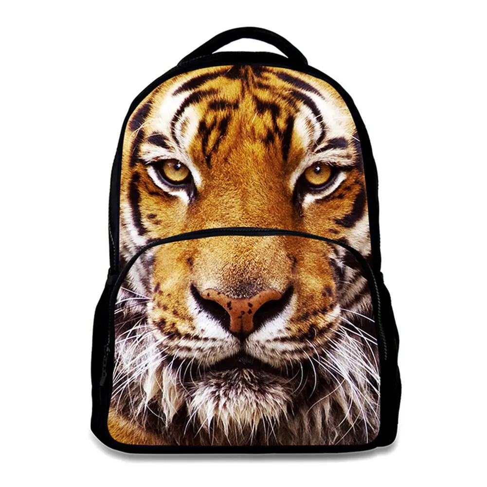 ENDUO DESIGN 17 Inch Tiger Backpack School Bag for Man/Kid/Woman | Water-Resistant, Lightweight & Stylish - main product image