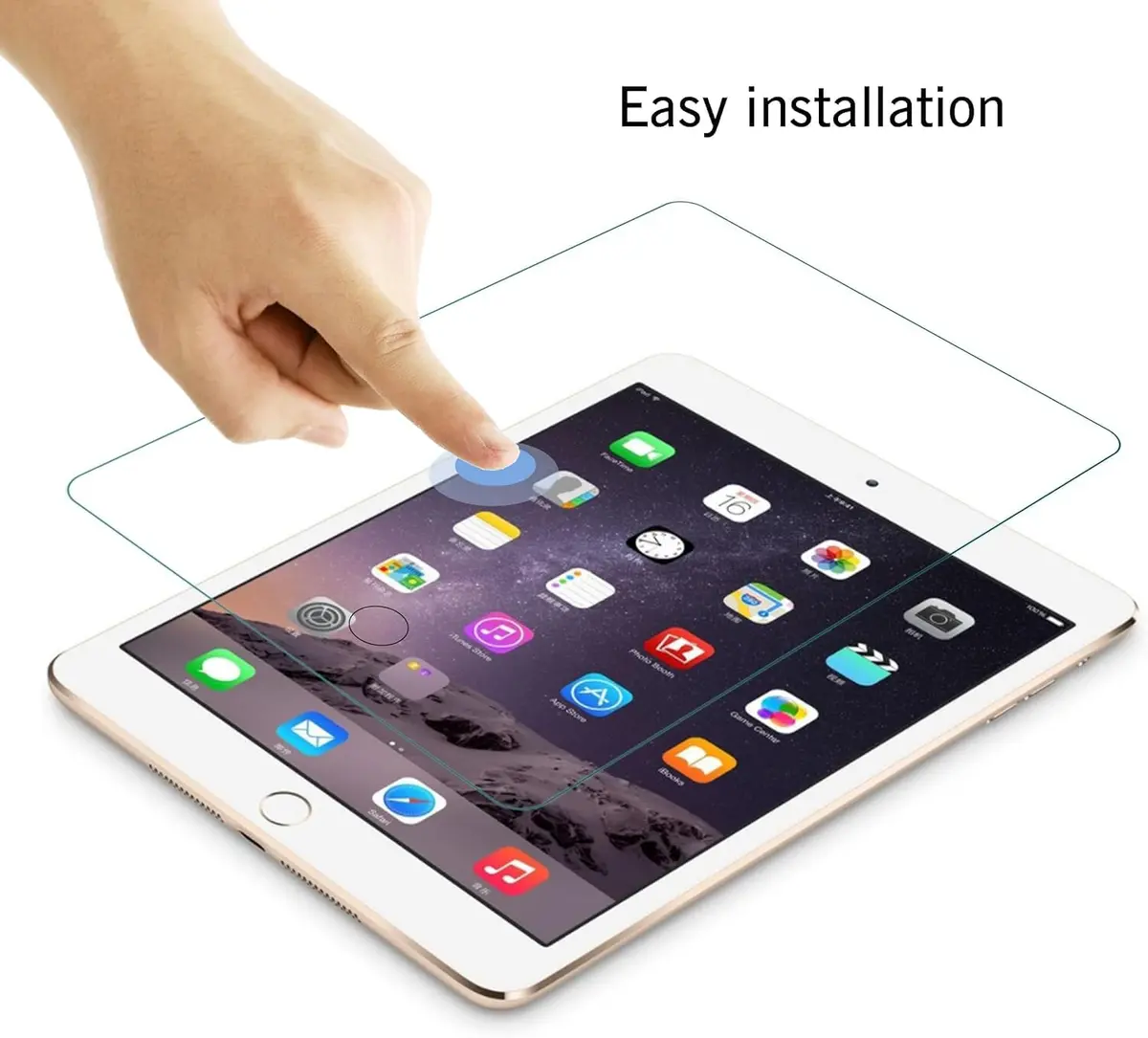 Ailun 2Pack Screen Protector for iPad Mini 1/2/3 | Tempered Glass, High Transparency, Scratch Resistant - view 2