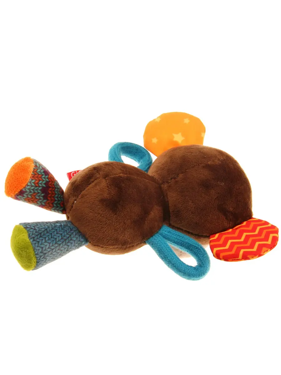 Gigwi Dog Toy Plush Friends Puffy Animal Monkey | Soft, Durable & Easy to Hold (24cm) - view 5