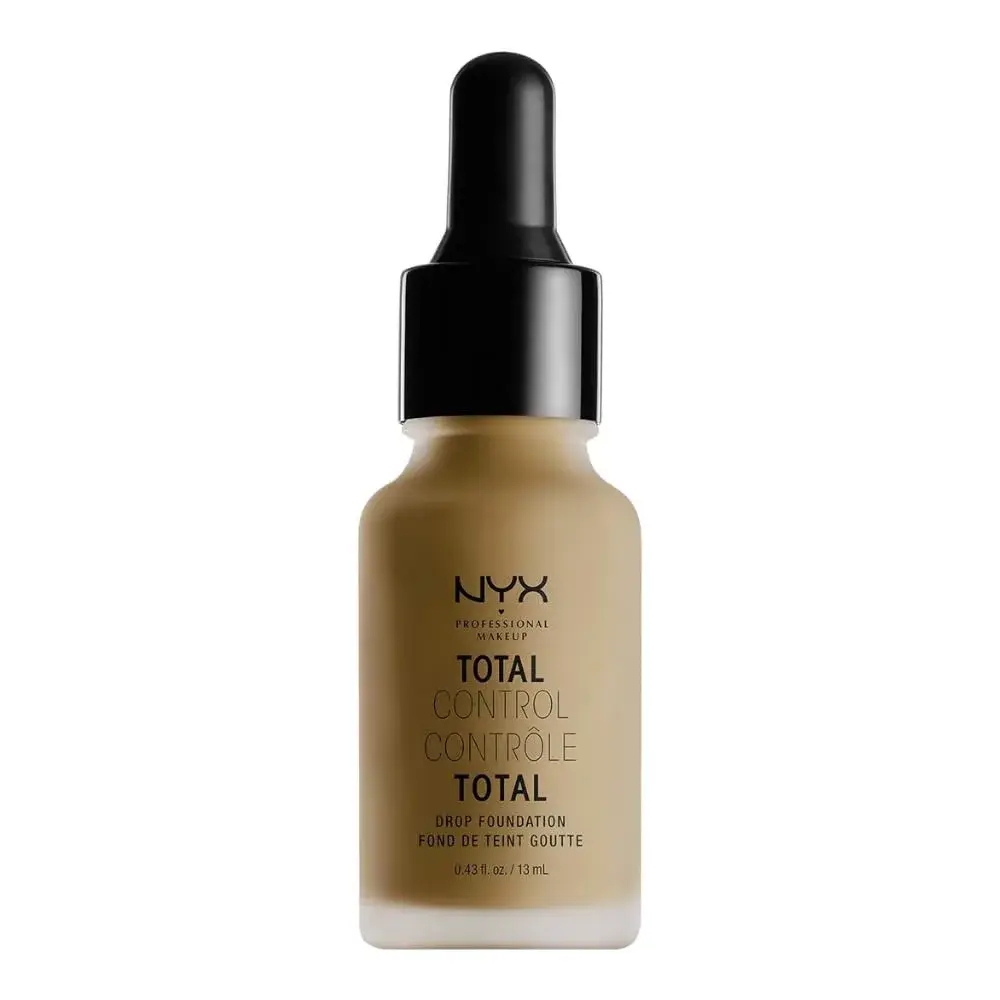 NYX PROFESSIONAL MAKEUP Total Control Drop Foundation Cappuccino 12ml (0.43 Fl Oz) | Customizable Coverage - main product image