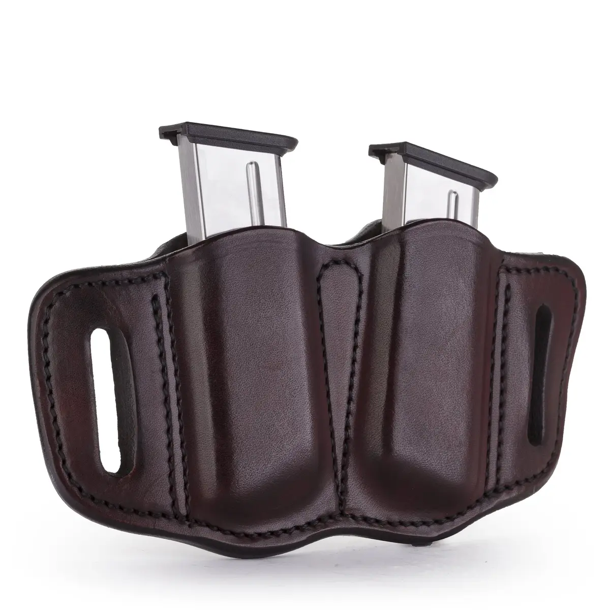 1791 Gunleather Double Mag Pouch, Single Stack 9mm | All American Leather Concealed Carry - main product image