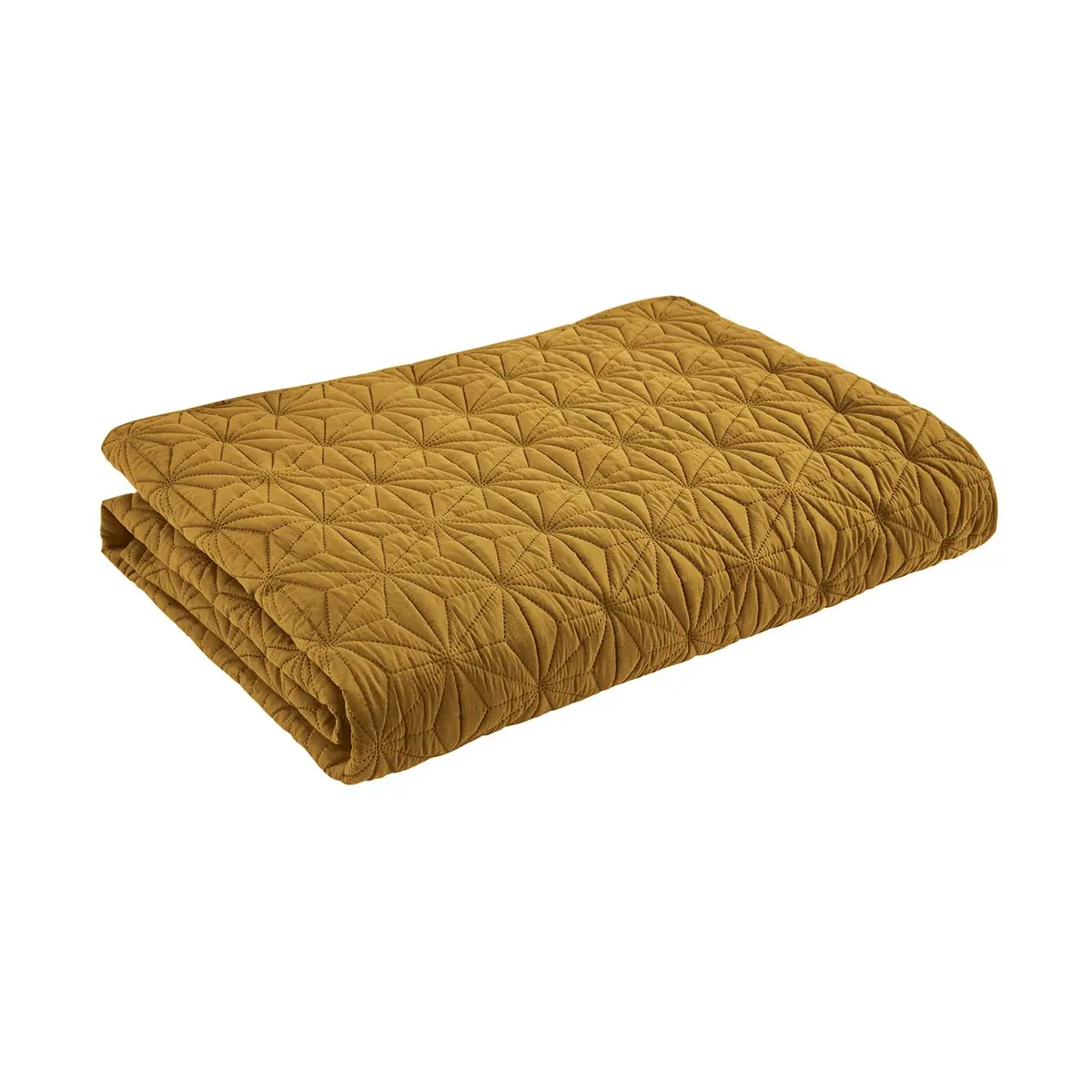 VCNY Home Kaleidoscope Quilt Set, King 3-Piece, Gold | Breathable Microfiber Comfort for Year-Round Use - view 4
