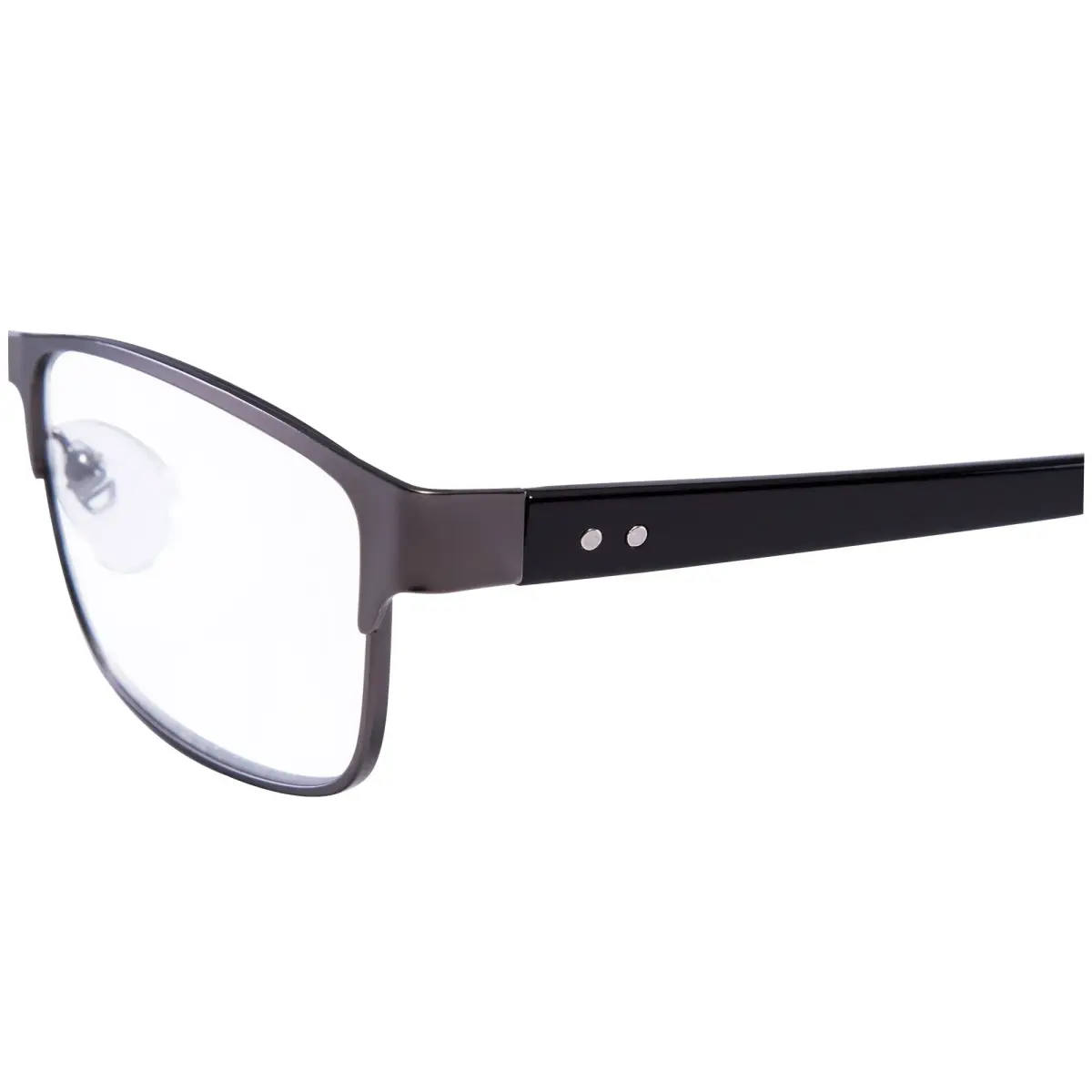 EYEGUARD Metal Deluxe Rectangular Reading Glasses 4.00 Diopters | Professional Look for Men - view 8