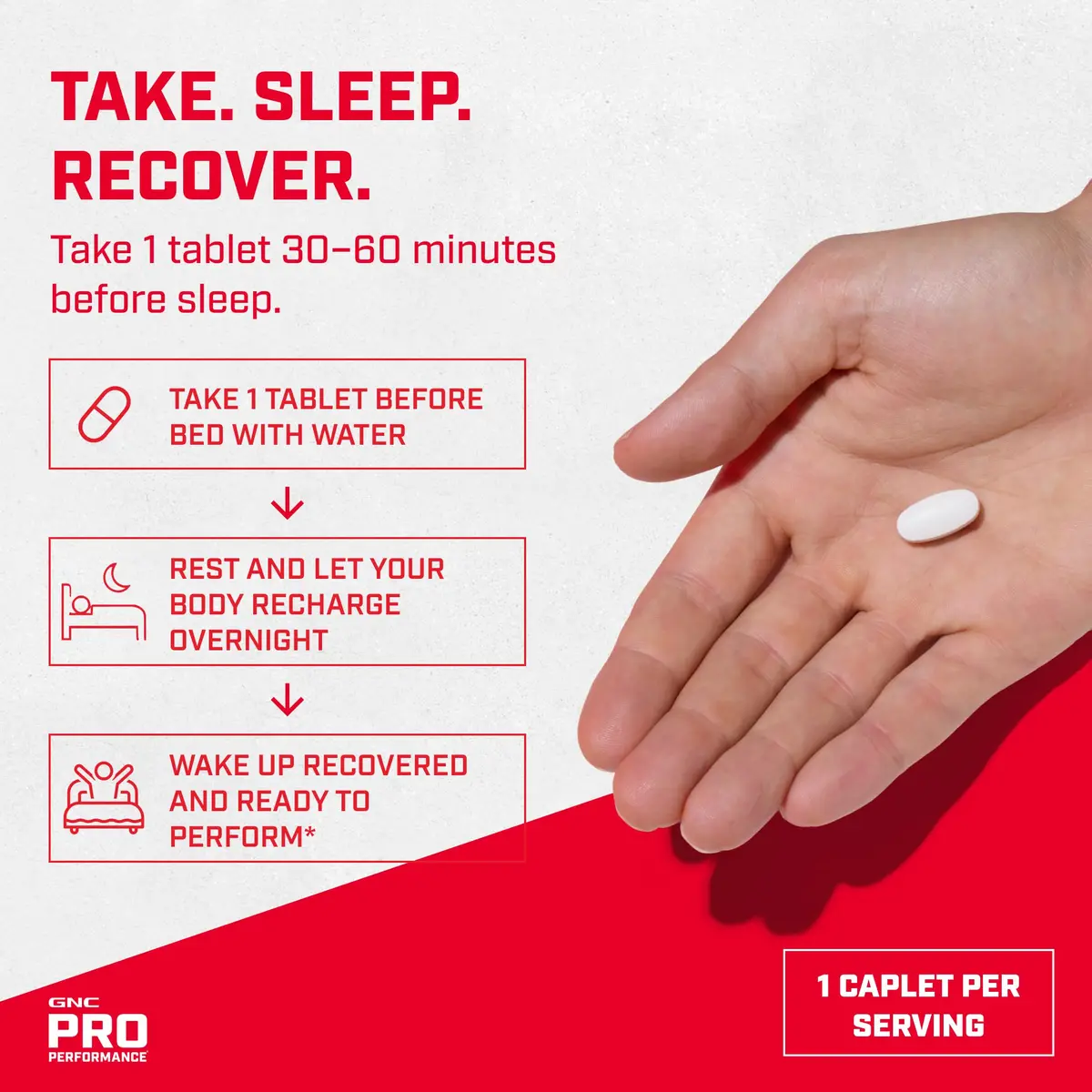 GNC Pro Performance Zinc Magnesium Tablets | 60 Count (180g) | Supports Sleep & Hormone Levels - view 5